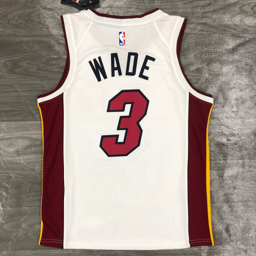 Men's Dwyane Wade White 2020-21 Swingman Player Jersey – Association Edition