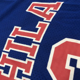 Allen Iverson Men's Blue Player Jersey - Throwback Edition