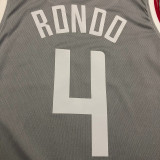 Men's Rajon Rondo Gray 2020-21 Swingman Player Jersey – Earned Edition
