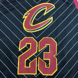 LeBron James Men's Black Swingman Team Jersey - Statement Edition