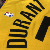 Men's Kevin Durant Yellow Swingman Player Jersey - Spread Love