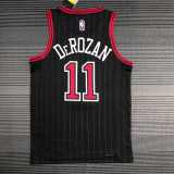 Men's Demar DeRozan Black Team Jersey - Statement Edition