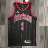 Men's Derrick Rose Black Team Jersey - Statement Edition