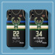 Giannis Antetokounmpo / Khris Middleton Jersey Phone Case