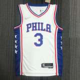 Men's Allen Iverson White Team Jersey - 75th Anniversary Edition