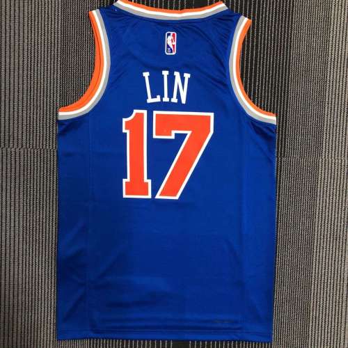Men's Jeremy Lin Blue Team Jersey - 75th Anniversary Edition