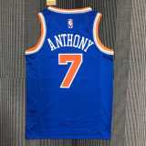 Men's Carmelo Anthony Blue Team Jersey - 75th Anniversary Edition