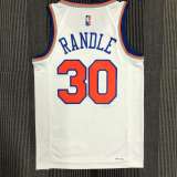 Men's Julius Randle White Team Jersey - 75th Anniversary Edition