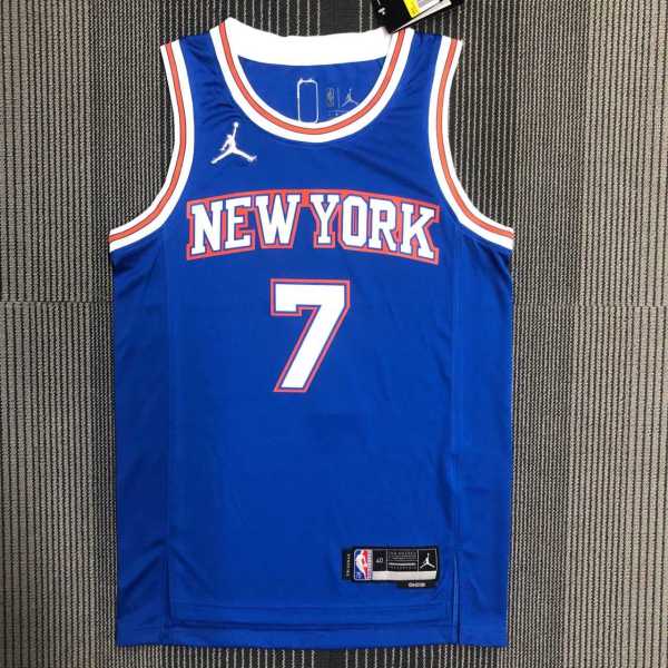 Men's Carmelo Anthony Blue Team Jersey - Statement Edition