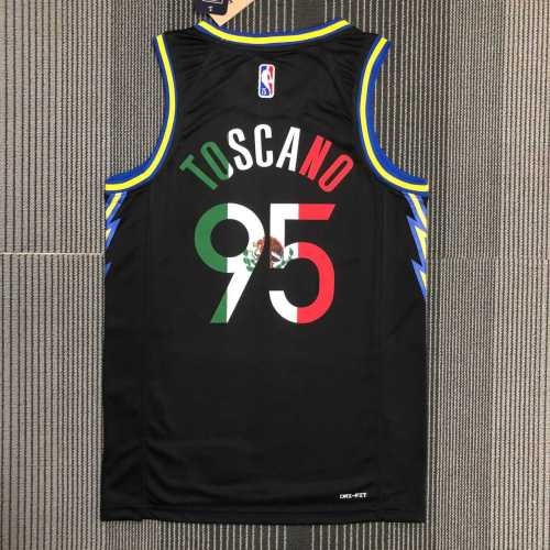 Men's Juan Toscano-Anderson Black Team Jersey - City Edition