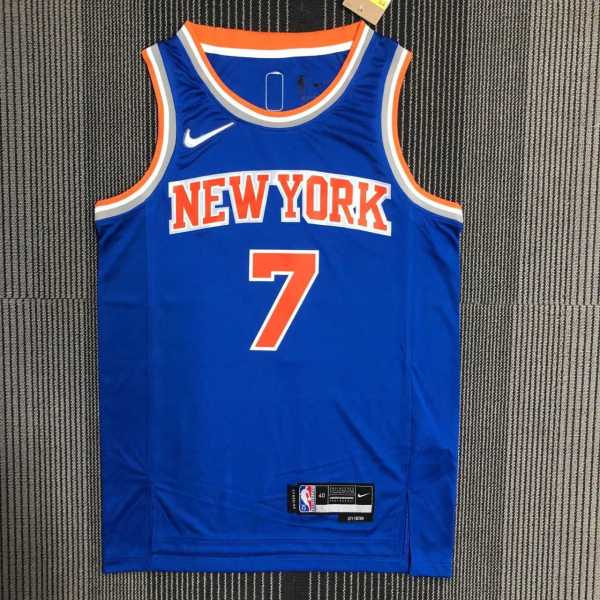Men's Carmelo Anthony Blue Team Jersey - 75th Anniversary Edition