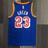 Men's Draymond Green Blue Retro Team Jersey - 75th Anniversary Edition