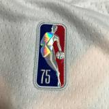 Men's Stephen Curry White Team Jersey - 75th Anniversary Edition