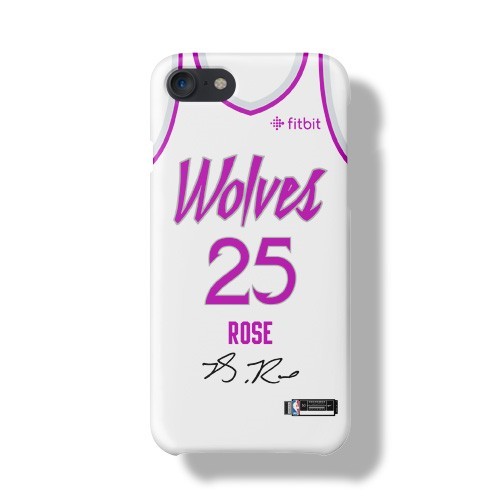 Andrew Wiggins / Derrick Rose / Karl-Anthony Towns White Jersey Phone Case