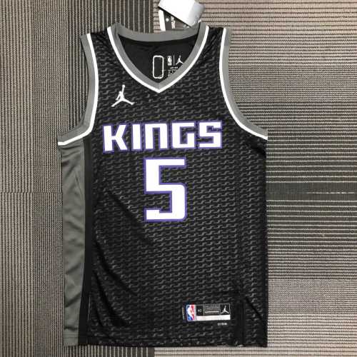 Men's De’Aaron Fox Black Team Jersey