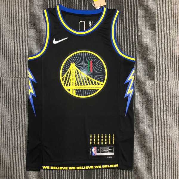 Men's Klay Thompson Black Team Jersey - City Edition
