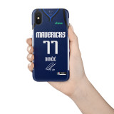 Luka Dončić / Dirk Nowitzki Jersey Phone Case
