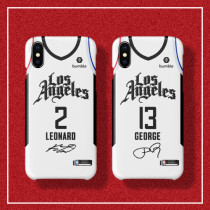 Kawhi Leonard / Paul George / Louis Williams White Jersey Phone Case