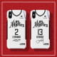 Kawhi Leonard / Paul George / Louis Williams White Jersey Phone Case