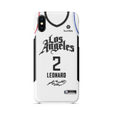 Kawhi Leonard / Paul George / Louis Williams White Jersey Phone Case