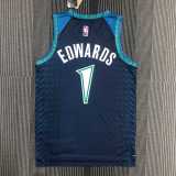 Men's Anthony Edwards Blue Team Jersey - City Edition