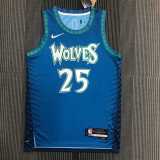 Men's Derrick Rose Blue Team Jersey - City Edition