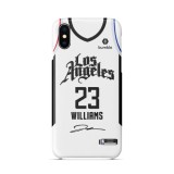 Kawhi Leonard / Paul George / Louis Williams White Jersey Phone Case