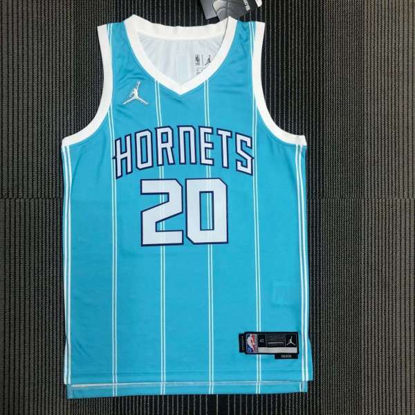 Men's Gordon Hayward Blue Team Jersey - 75th Anniversary Edition