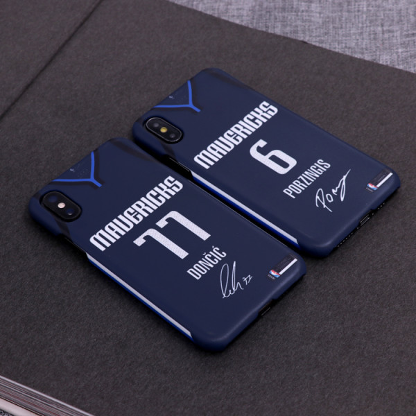 Luka Dončić / Dirk Nowitzki Jersey Phone Case