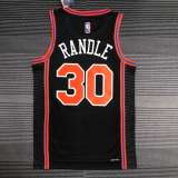 Men's Julius Randle Black Team Jersey - City Edition