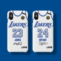 Kobe Bryant / LeBron James / Kyle Kuzma City Jersey White Phone Case