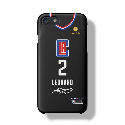 Kawhi Leonard / Paul George / Louis Williams Black Jersey Phone Case