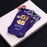 Joe Ingles / Rudy Gobert / Donovan Mitchell Retro Jersey Purple Phone Case