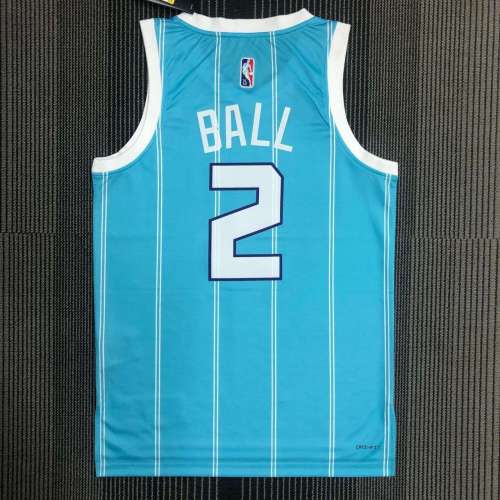 Men's LaMelo Ball Blue Team Jersey - 75th Anniversary Edition