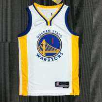Men's Klay Thompson White Team Jersey - 75th Anniversary Edition