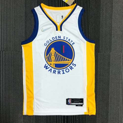 Men's Klay Thompson White Team Jersey - 75th Anniversary Edition