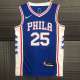 Men's Ben Simmons Blue Team Jersey - 75th Anniversary Edition