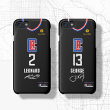 Kawhi Leonard / Paul George / Louis Williams Black Jersey Phone Case