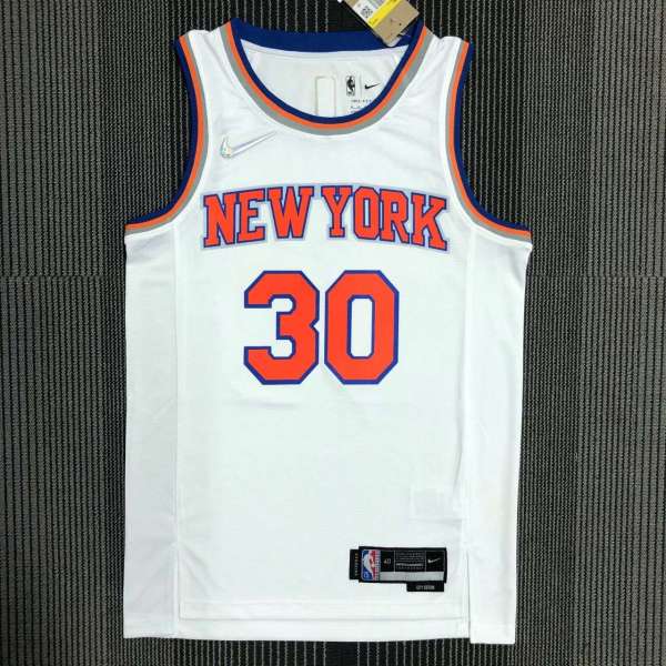 Men's Julius Randle White Team Jersey - 75th Anniversary Edition