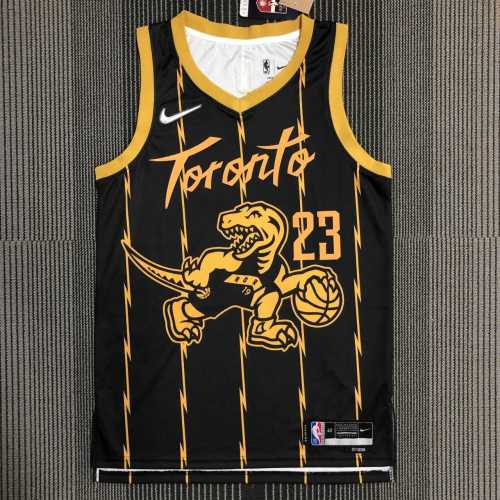 Men's Fred VanVleet Black Team Jersey - City Edition
