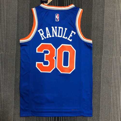 Men's Julius Randle Blue Team Jersey - 75th Anniversary Edition