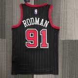 Men's Dennis Rodman Black Team Jersey - Statement Edition