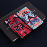 Michael Jordan Jersey and Illustration Phone Case