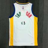 Men's Klay Thompson White Team Jersey - 75th Anniversary Edition