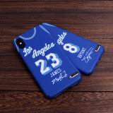 Kobe Bryant / LeBron James Retro Jersey Blue Phone Case