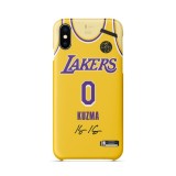 Kobe Bryant / LeBron James / Kyle Kuzma Retro Jersey Yellow Phone Case
