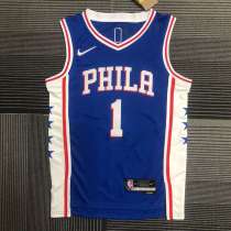 Men's James Harden Blue Team Jersey - 75th Anniversary Edition