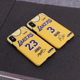 Kobe Bryant / LeBron James / Kyle Kuzma Retro Jersey Yellow Phone Case
