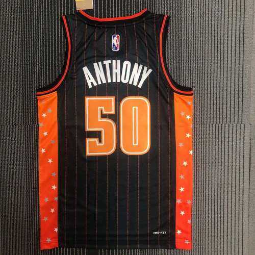Men's Cole Anthony Black Team Jersey - City Edition