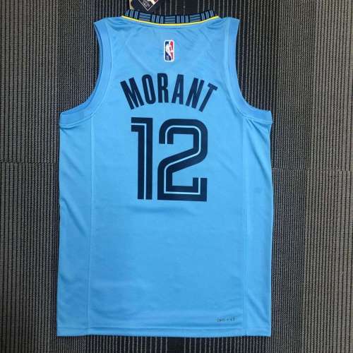 Men's Ja Morant Blue Team Jersey - Statement Edition
